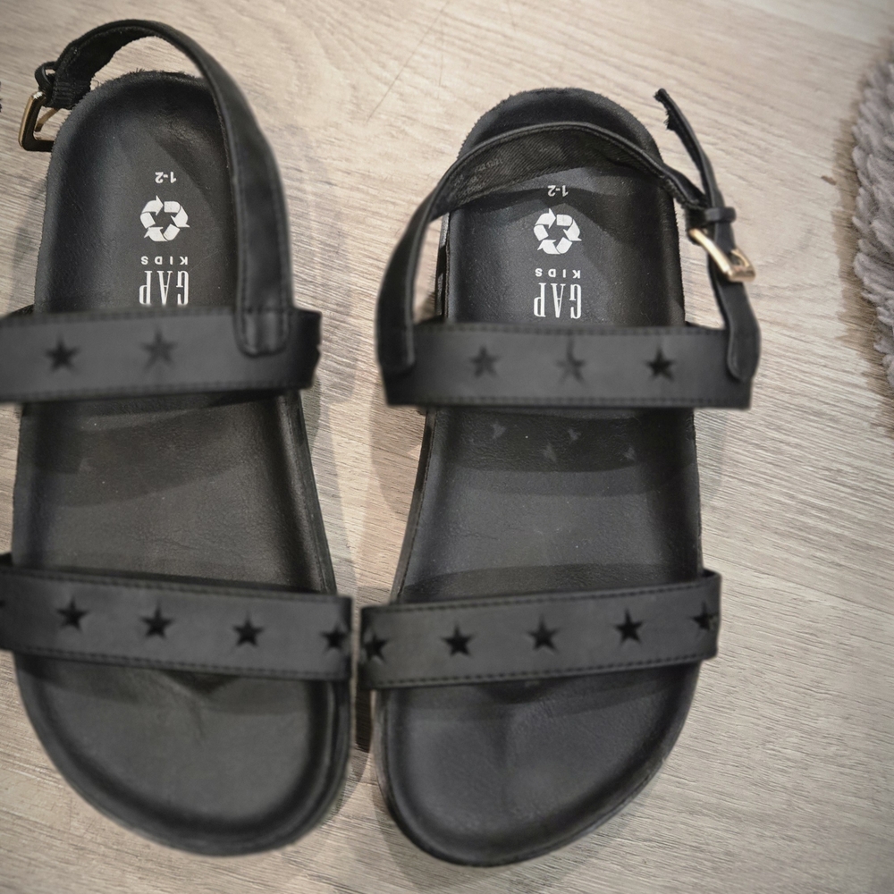 GAP Kids Black Starry Sandals